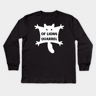 A flying squirrel Kids Long Sleeve T-Shirt